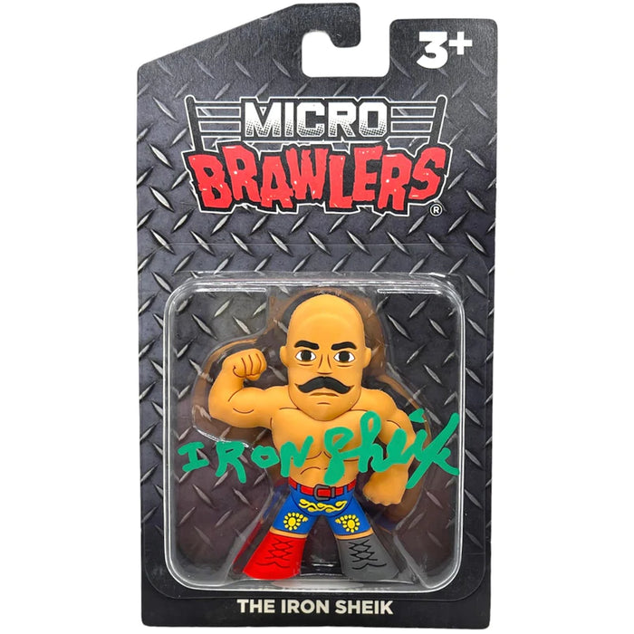 The Iron Sheik Micro Brawlers - Autographed