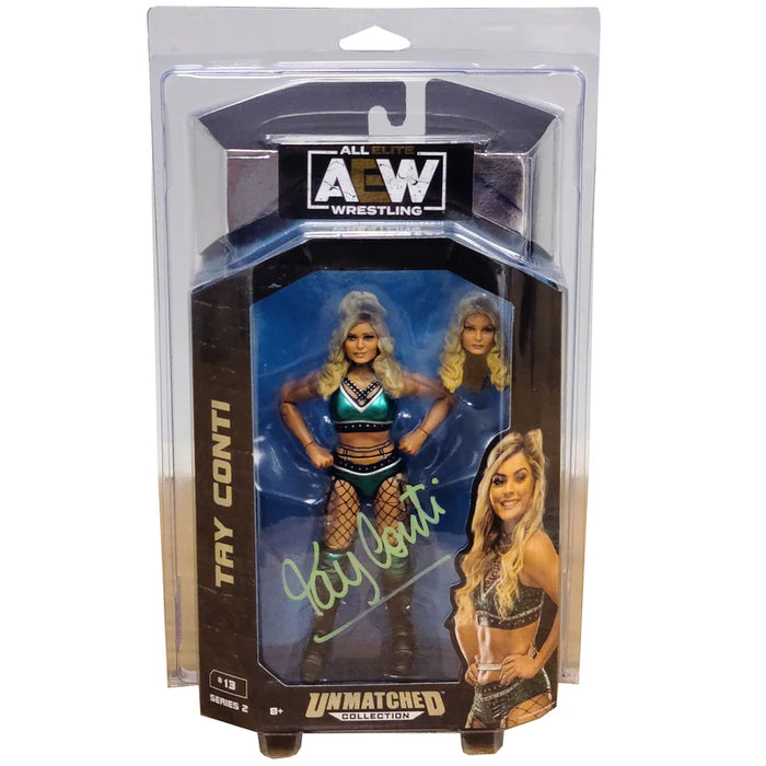 Tay Conti AEW Unmatched Series 2 Action Figure with Protector Case - AUTOGRAPHED