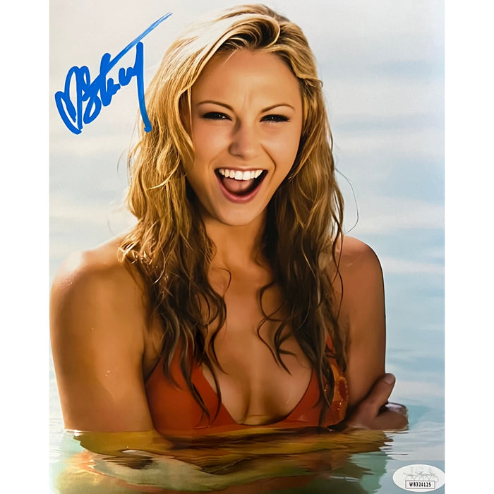 Stacy Keibler 8x10 Metallic Promo - JSA Autographed
