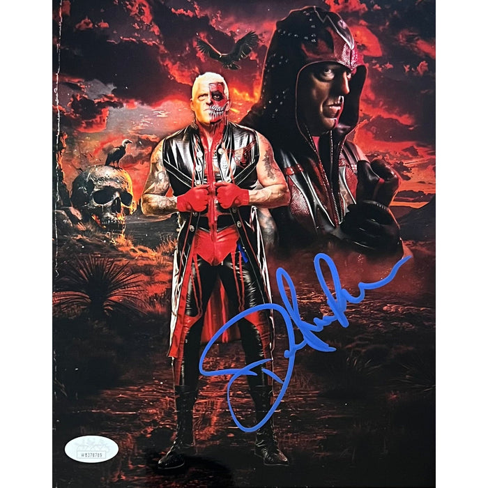 Dustin Rhodes Metallic 11x14 Poster - JSA Autographed