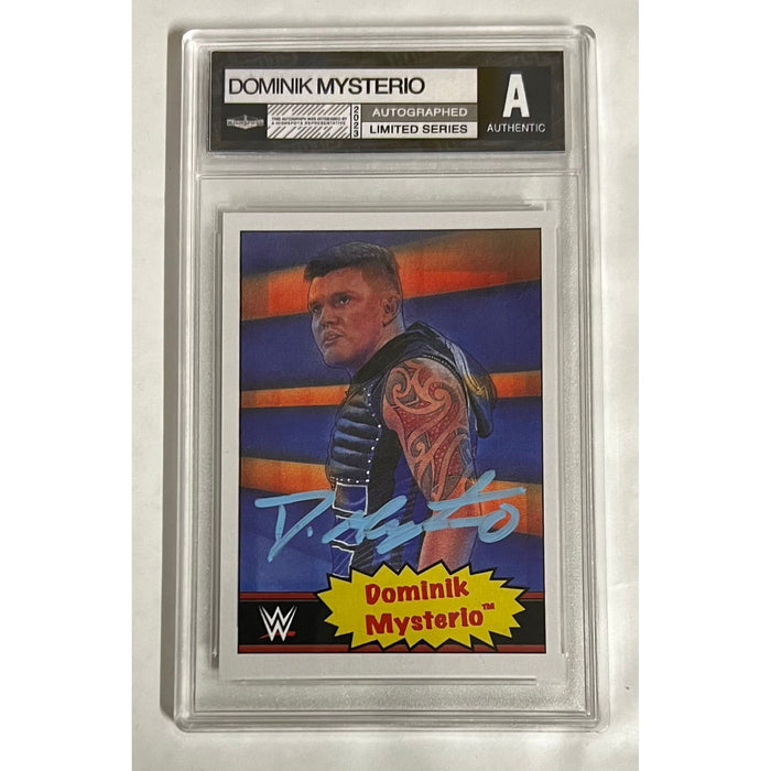 WWE - Dominic Mysterio Topps Trading Card - Autographed