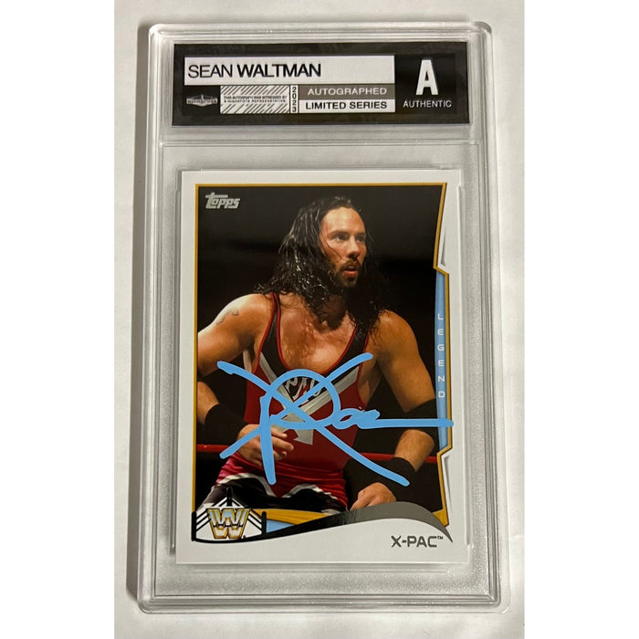WWE - X Pac Topps Trading Card - Autographed