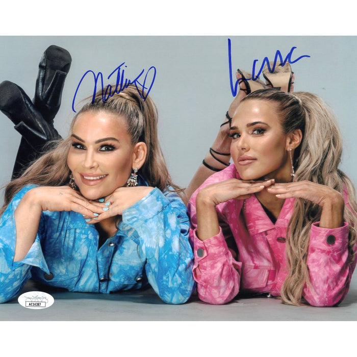 Natalya & Lana Promo - JSA Dual Autographed