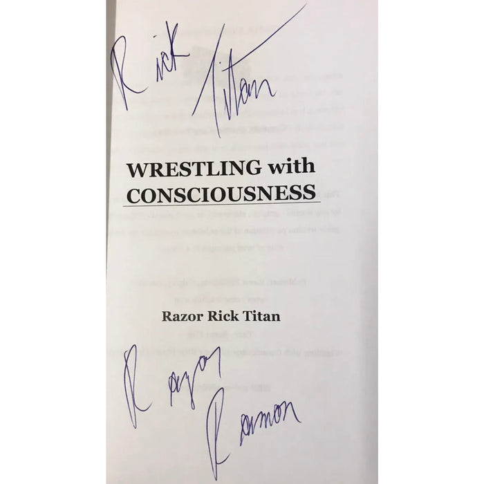 Rick Titan Wrestling With Consciousness Book - Autographed