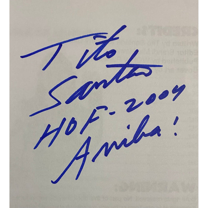Tito Santana “Don’t Call Me Chico” Book - Autographed