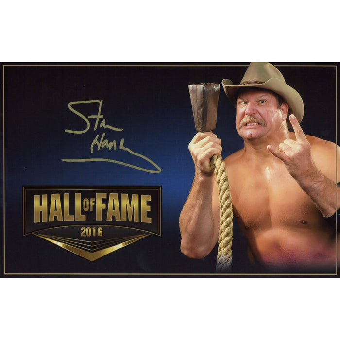 Stan Hansen Hall of Fame 11 x 17 Poster - Autographed