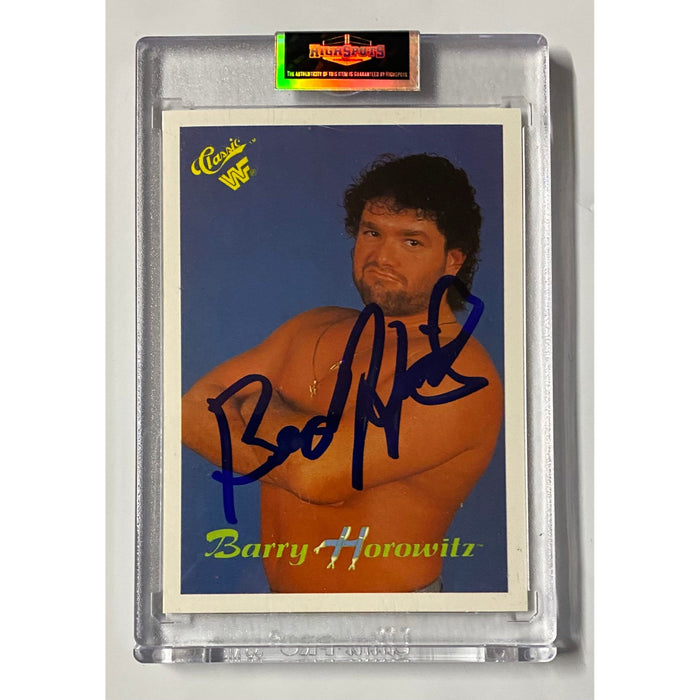 WWF Classic - Barry Horowitz Trading Card - Autographed