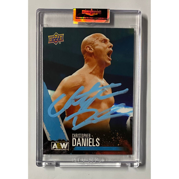 AEW - Christopher Daniels Upper Deck Trading Card - Autographed