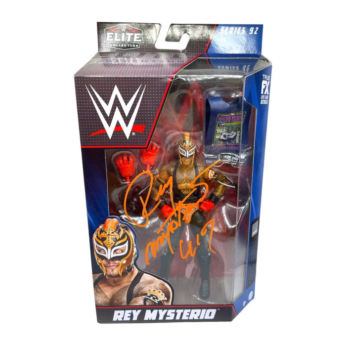 Rey Mysterio Series 92 WWE Elite Figure -JSA  Autographed