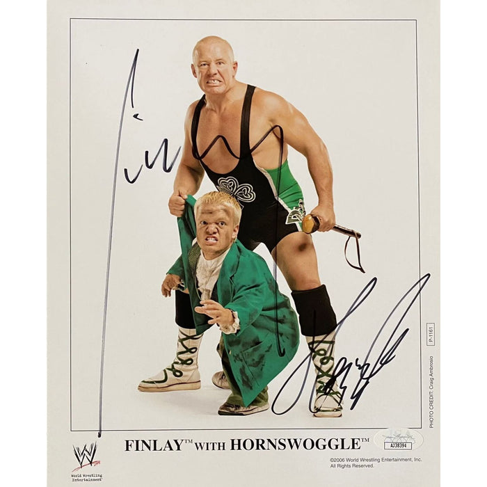 Finlay with Hornswoggle Original P Series Promo - Autographed