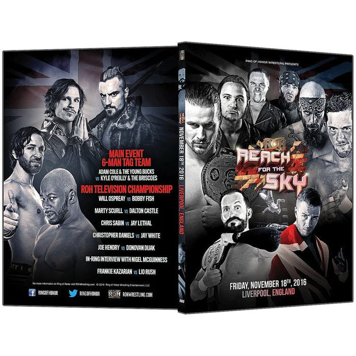 ROH Reach for the Sky Liverpool 2016 DVD