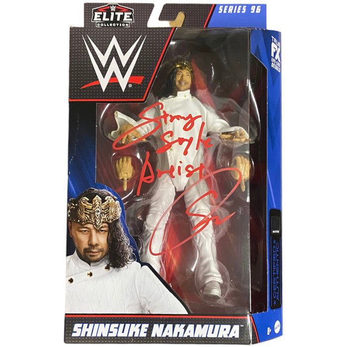 SHINSUKE NAKAMURA WWE Elite Series 96 Figure with Protector - AUTOGRAPHED