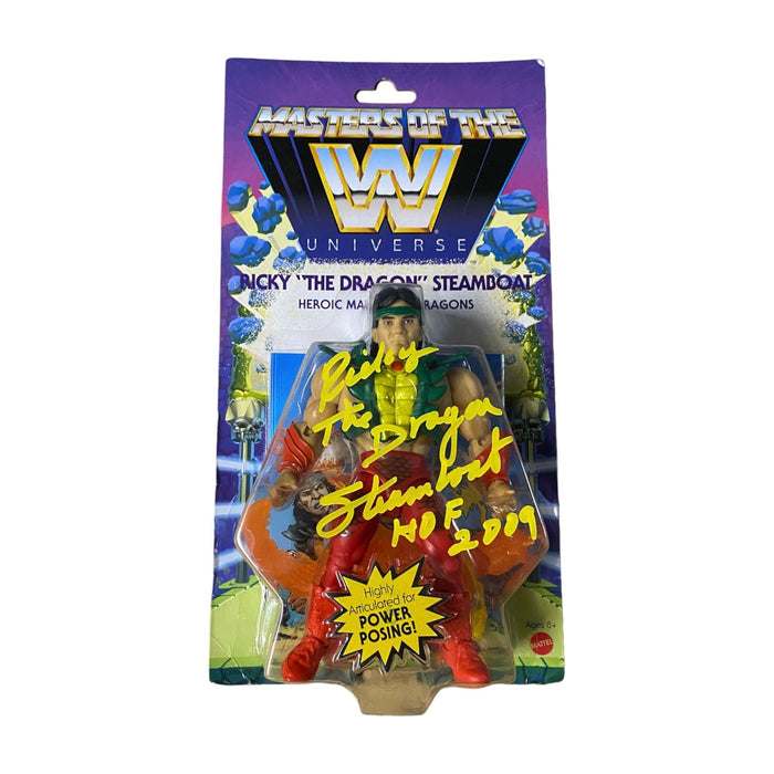 Ricky The Dragon Steamboat - Master of the Universe Figure - AUTOGRAPHED ( Damaged )