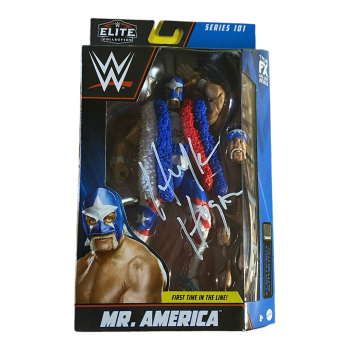 Mr America “Hulk Hogan” Mattel Elite - JSA Autographed