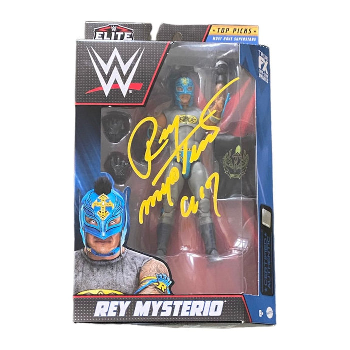 Rey Mysterio WWE Elite Top Picks Figure - JSA Autographed