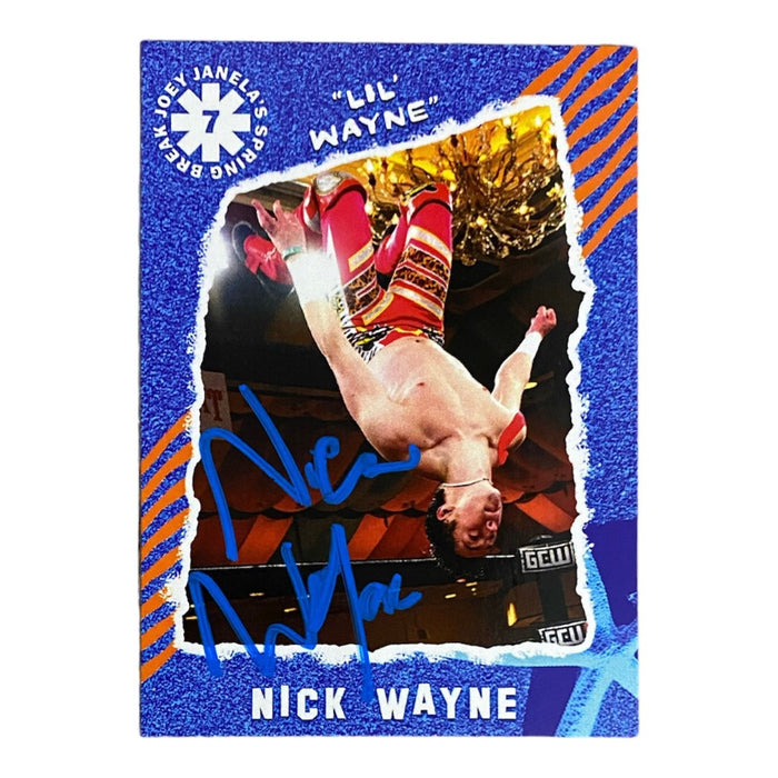Nick Wayne GCW Trading Card - Autographed