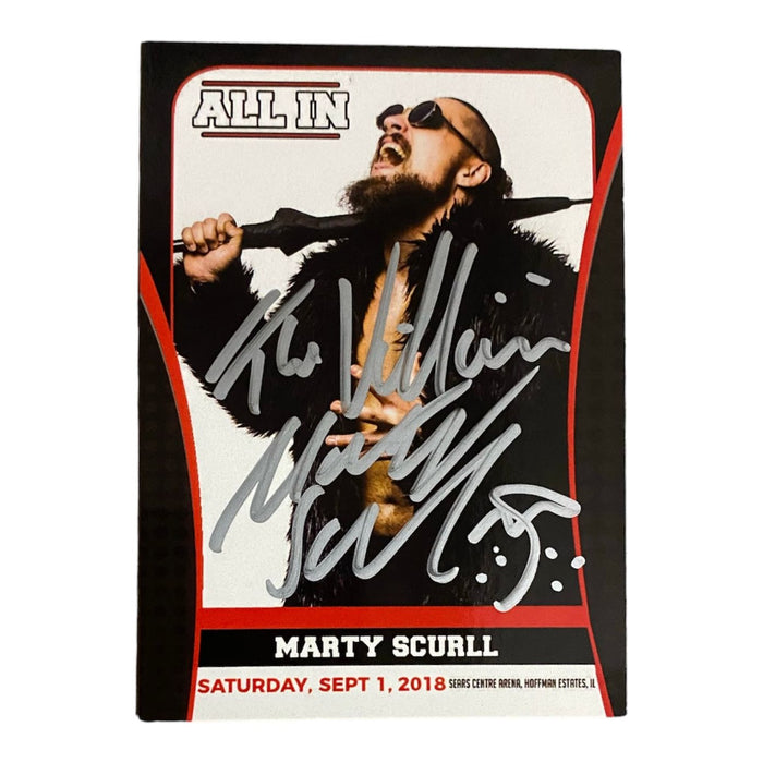 Marty Scrull All In Trading Card - Autographed