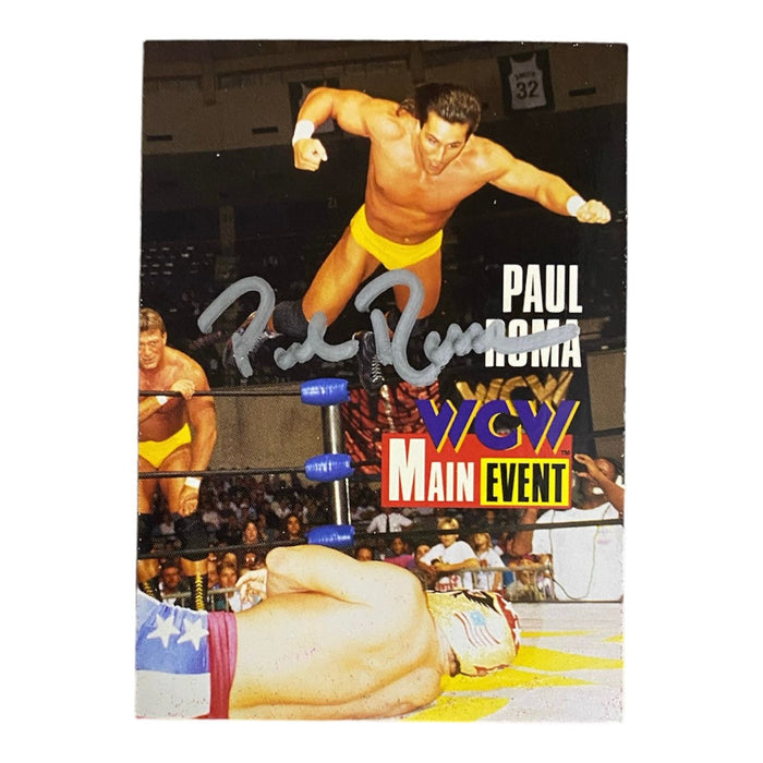 Paul Roma WCW Trading Card - Autographed