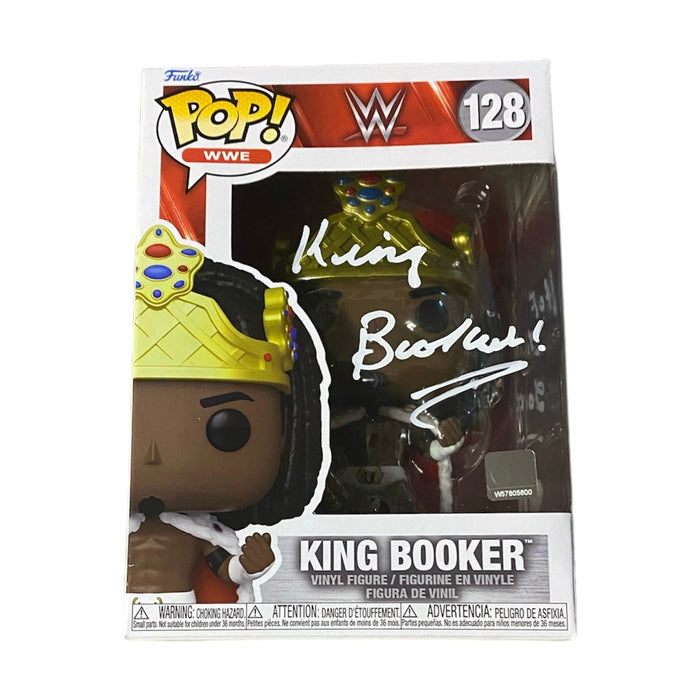 King Booker Funko Pop #128 - JSA - Autographed