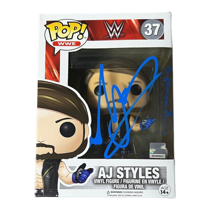 AJ Styles Funko Pop #37 - JSA Autographed