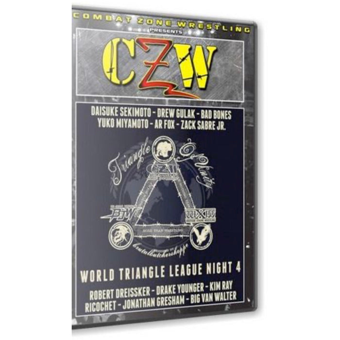 CZW - World Triangle League Night 4 DVD-R