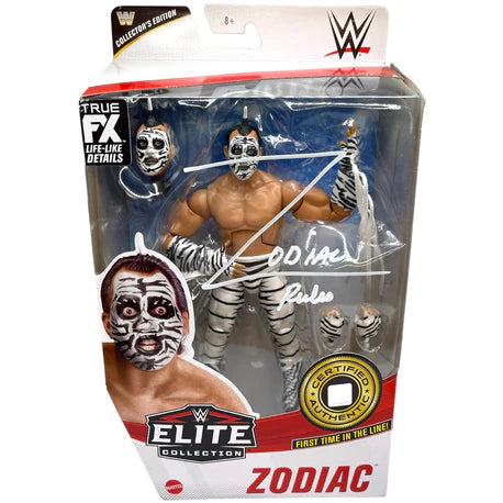 Zodiac WWE Elite Series 88 Figure with Protector Case - AUTOGRAPHED