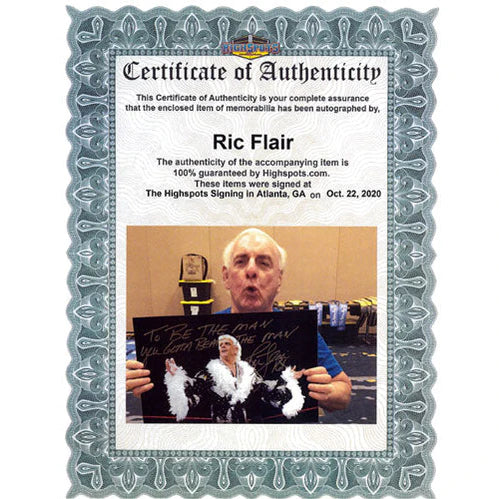 Ric Flair 11x17 with Special Inscription - AUTOGRAPHED