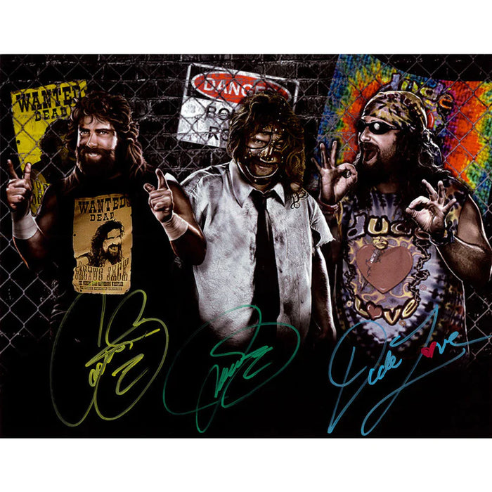 3 FACES OF FOLEY 11x14 Poster - AUTOGRAPHED