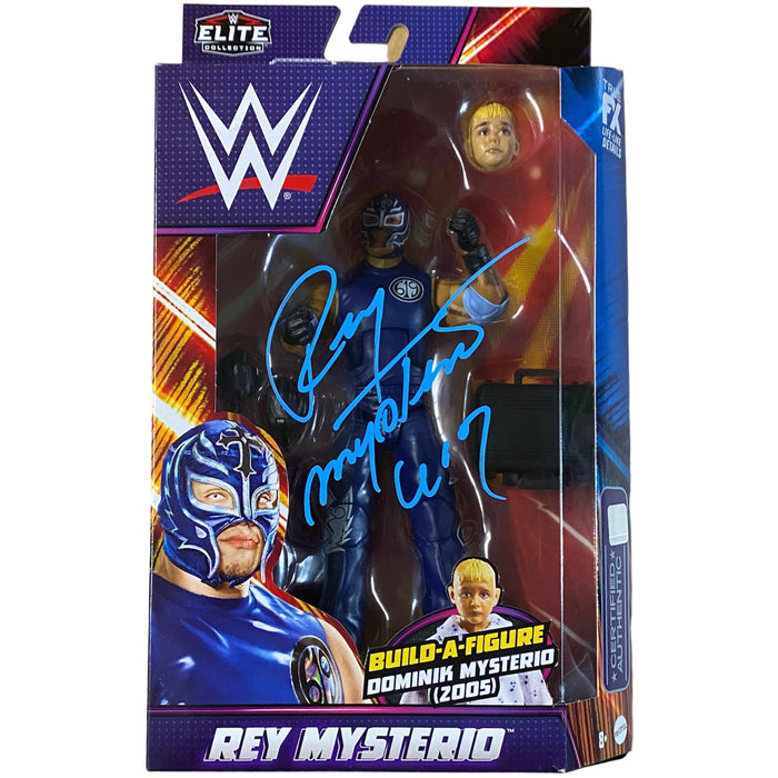Rey Mysterio WWE Elite Figure with Protector Case - AUTOGRAPHED