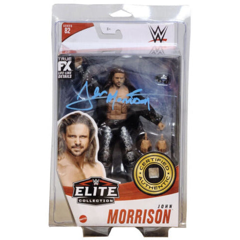 John Morrison WWE Elite Series 82 Figure with Protector Case - AUTOGRAPHED