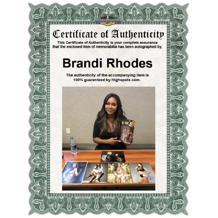 Brandi Rhodes AEW Figure - AUTOGRAPHED with Protector