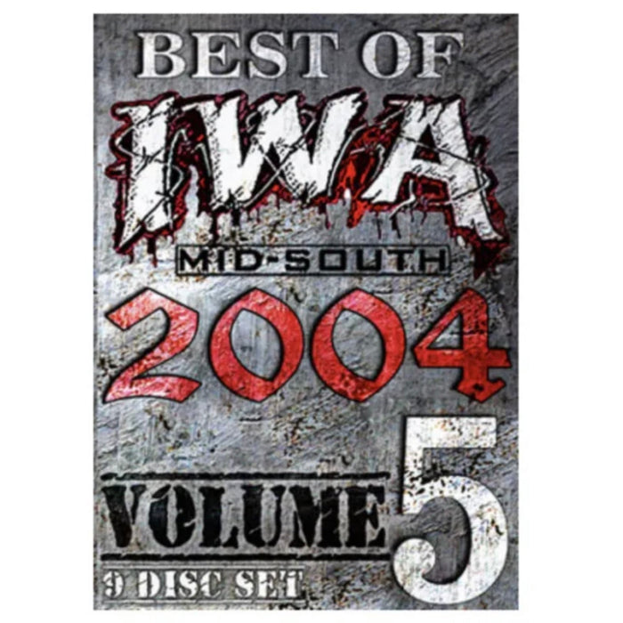 IWA Mid-South 9 Disc Set - Best of 2004 Volume 5 DVD-R