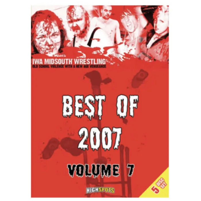 IWA Mid-South 5 Disc Set - Best of 2007 Volume 7 DVD-R