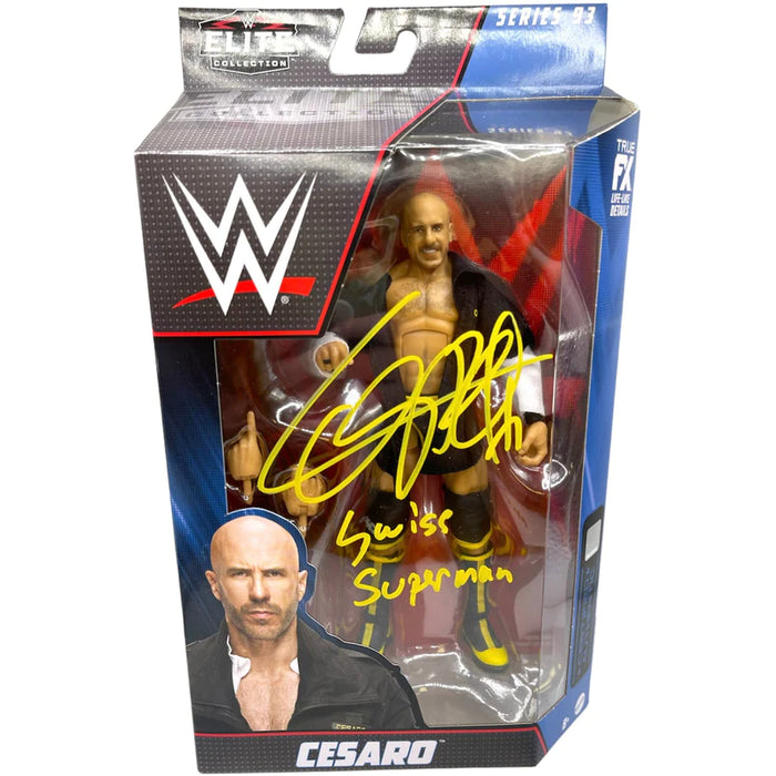Cesaro WWE Elite Series 93 with Protector Case - AUTOGRAPHED