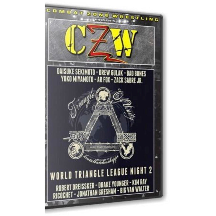 CZW - World Triangle League Night 2 DVD-R