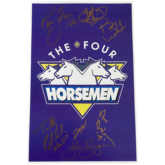 The Four Horsemen 11x17 Poster Autographed