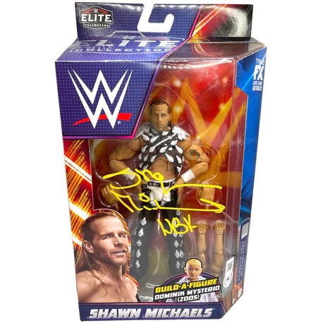 SHAWN MICHAELS WWE ELITE SERIES FIGURE WITH PROTECTOR - AUTOGRAPHED