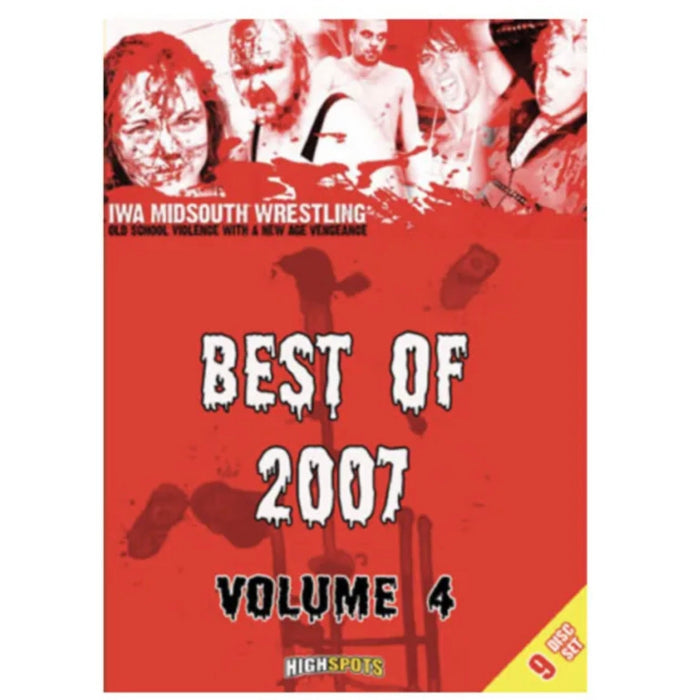 IWA Mid-South 9 Disc Set - Best of 2007 Volume 4 DVD-R