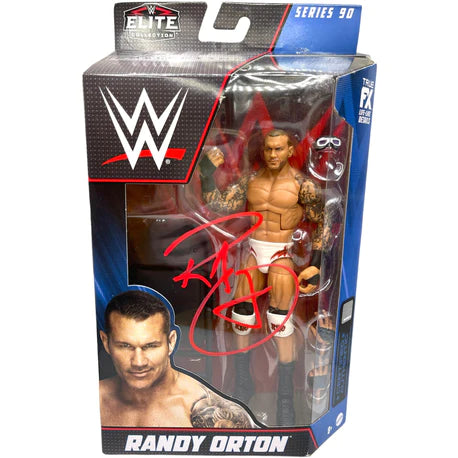 Randy Orton WWE ELITE SERIES 90 WITH PROTECTOR CASE - AUTOGRAPHED