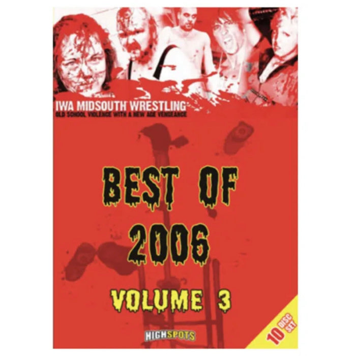 IWA Mid-South 10 Disc Set - Best of 2006 Volume 3 DVD-R