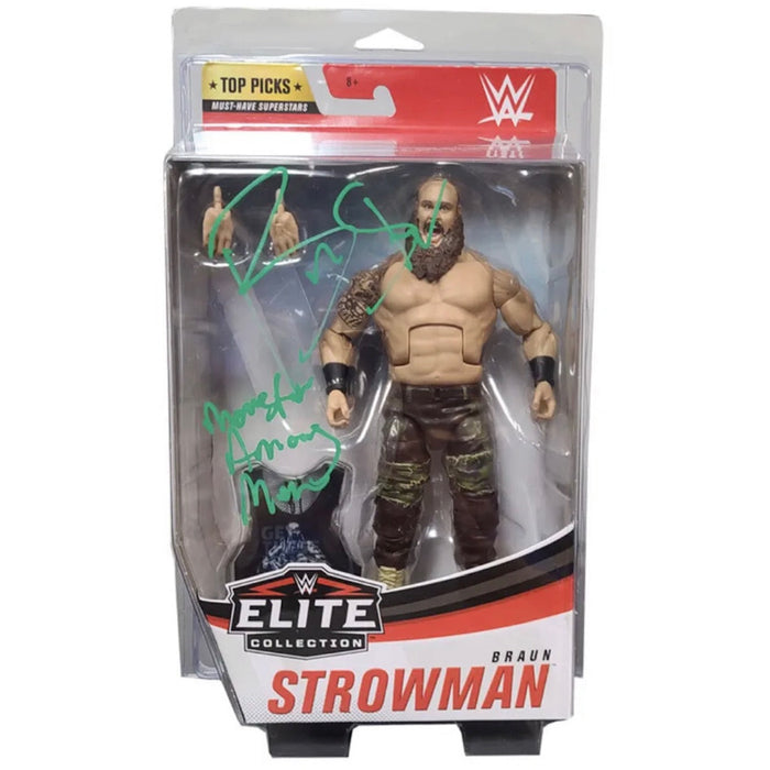 Braun Strowman WWE Elite Top Picks Figure with Protective Case - AUTOGRAPHED