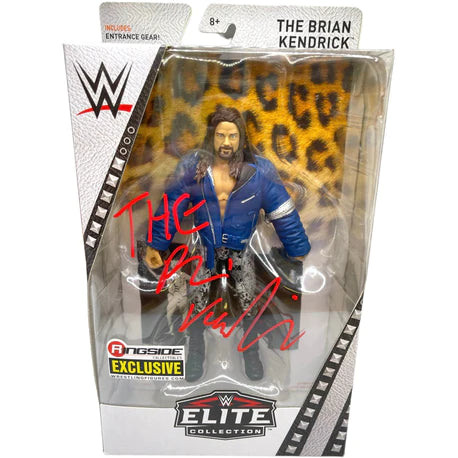 The Brian Kendrick WWE Elite Ringside Exclusive Figure with Protector Case - AUTOGRAPHED