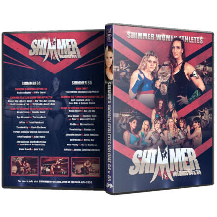 Shimmer - Women Athletes Vol 84 and 85 Double DVD Set