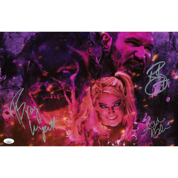 Bray Wyatt, Alexa Bliss & Randy Orton Collage 11 x 17 Poster - JSA TRIPLE AUTOGRAPHED