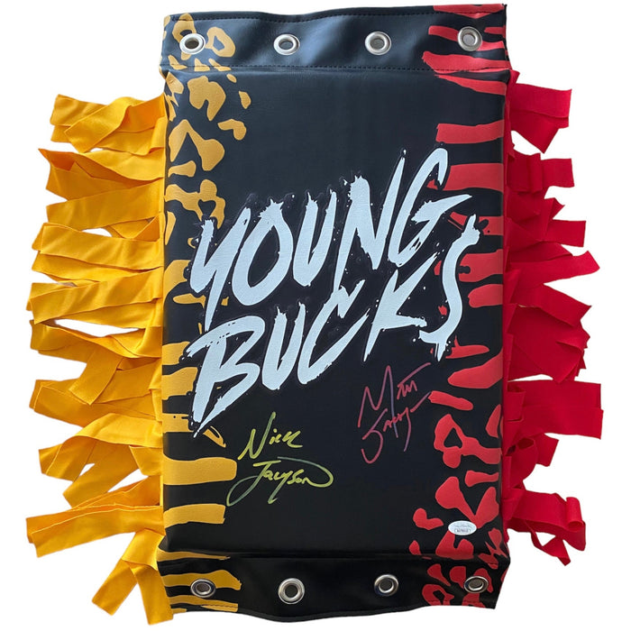 The Young Bucks TURNBUCKLE PAD - Dual AUTOGRAPHED