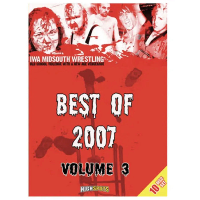 IWA Mid-South 10 Disc Set - Best of 2007 Volume 3 DVD-R