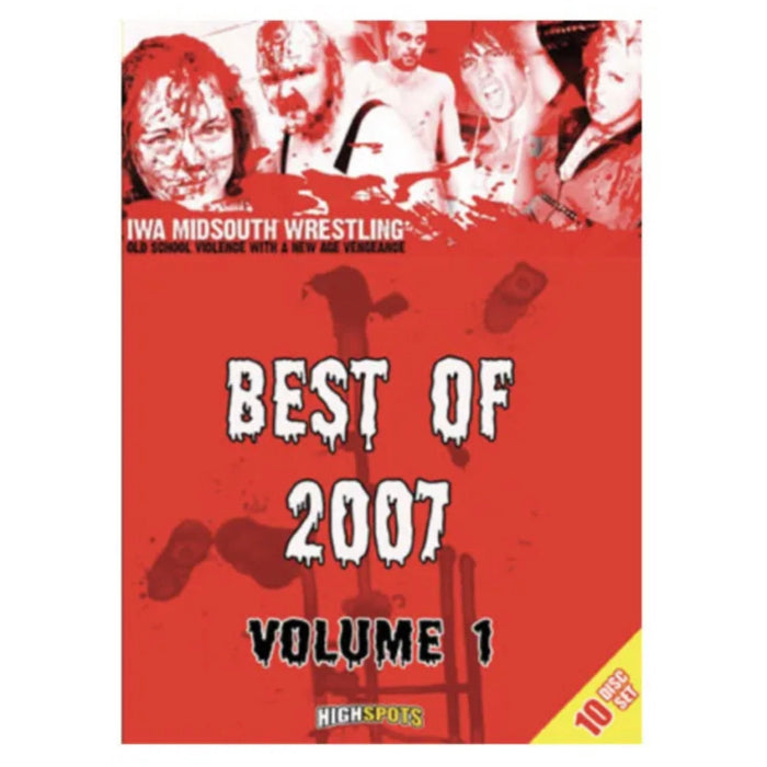 IWA Mid-South 10 Disc Set - Best of 2007 Volume 1 DVD-R