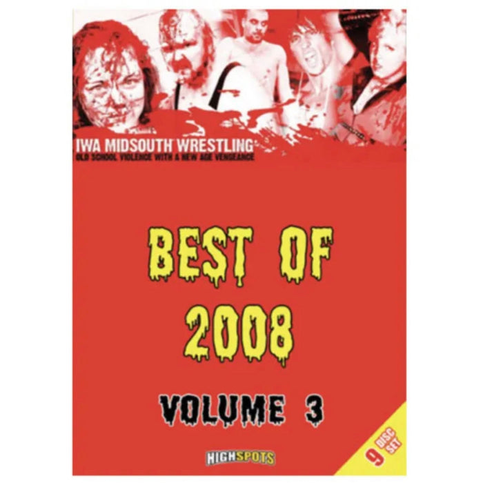 IWA Mid-South 9 Disc Set - Best of 2008 Volume 3 DVD-R
