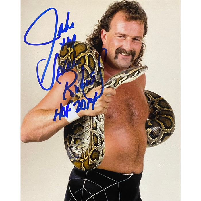 Jake The Snake Roberts Promo - Autographed