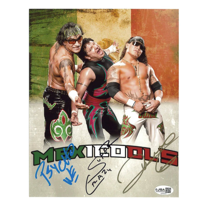 Mexicools 8x10 Promo - JSA Triple Autographed